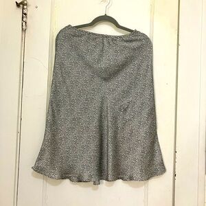 Sienna Sky Medium Speckled Polka Dot Black & White Skirt Medium Women